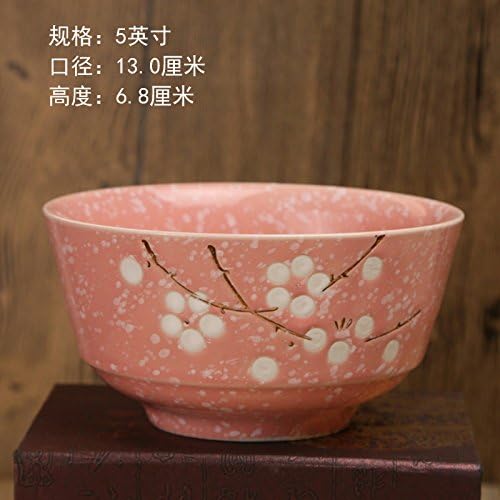The ceramic bowl bowl home,5 inches powder