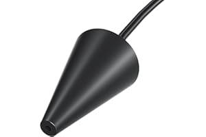 GODIAG Smoke Cone Leak Detector for Automotive Smoke Machine Leak Testing Exhaust Intake Boot Adapter Standard Cone Adapter Diagnostics for Automotive EVAP Leak Locator Tester