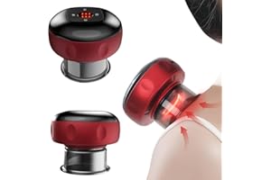 PLLYPE Elektryczne bańki na podczerwień, zestaw elektroterapii bańkami, do łagodzenia bólu, 12 biegów