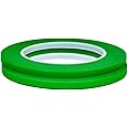 QDiShi 2 Pack 1/4" inch x 60yd Green Painters Tape Easy Removal Thin Narrow Finishing Masking Tape Painting Tape Wall Tape, No Residue and Good Adhesive (.25 in 6MM)