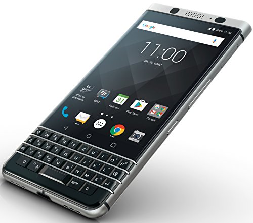 BlackBerry KEYone Business Smartphone (32GB, LTE, 12MP Kamera, 11,43 cm (4,5 Zoll)) silber