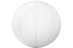 ＡＷＨＡＯ Reispapier Lampenschirm, Rund, Papierlaterne, Moderner Ambiente Lampenschirm, Hängelampenschirm, Kronleuchter Abdeckung für Party, Wohnzimmer, Wohnhei, 50cmx50cm