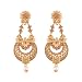I Jewels Gold Plated Traditional Chandelier Earrings For Women E2601FL RS.299.00