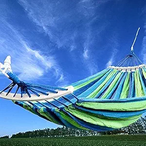 Kresal Portable Cotton Sleeping Hammock for Outdoor Camping