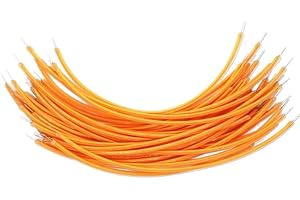 LIGHBIB LED Filament Flexible DC3V 38mm 60mm 95mm 80mm 130mm 145mm 185mm 260mm 300mm Edison Glühbirne Lampe Teile COB LED Diode Dekorative DIY,RED,80mm 5St