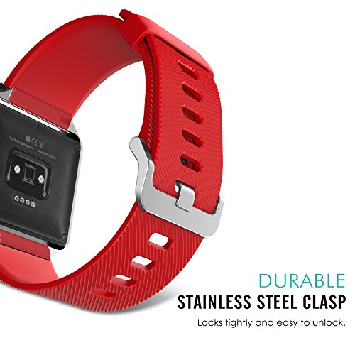 MoKo Fitbit Blaze Armband – [6 Stück] Silikon Sportarmband Sport Band Uhrenarmband Uhr Erstatzband für Fitbit Blaze Smart Fitness Watch - 3