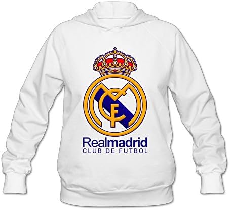 Woman's Popular Fashion Hoodies Sweatshirts Real Madrid Footballl Club -  White - 