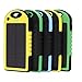 Price comparison product image Solar Power Panel Power Bank Dual Charger Battery Power Bank Waterproof Blue
