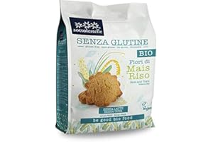 Sottolestelle Senza Glutine Biscotti biologici Fiori di Mais e Riso 250g (1)