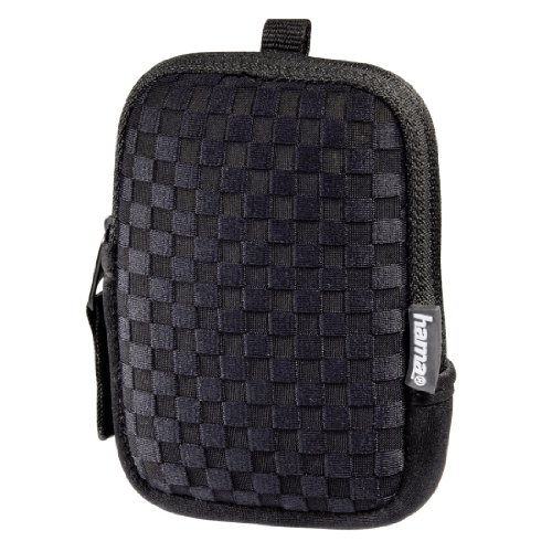 Hama Neopren Kameratasche für eine kleine Digitalkamera, Fancy Neopren Chess 50E, Schwarz Hama Neopren Kameratasche für eine kleine Digitalkamera, Fancy Neopren Chess 50E, Schwarz