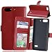 Produktbild Nancen Compatible with Handyhülle Huawei G Play Mini/Honor 4C (5,0 Zoll) Lederhülle Style Acht Farbe Weich PU Flip Case Ledertasche/Schutz Etui, Karten Slot Foto Wallet Hülle