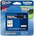 Produktbild TZe Standard Adhesive Laminated Labeling Tape, 1/2w, White on Black