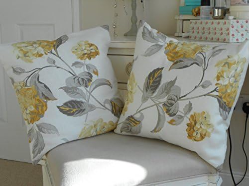 AVONWICK STYLEOne handmade 18" cushion made using Laura Ashley Hydrangea Camomile fabric