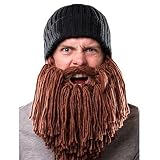 Malloom®Cool Men Bearded Winter Hat Caps Handmade Knit Winter Warm Cap