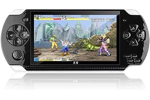 X6 Handheld Game Console 4.3 inch 8G Easy Operation screen MP3 MP4 MP5 Game player support for psp game camera video e-book