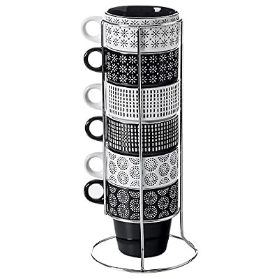 Secret de gourmet 6 Mugs empilables su support