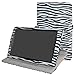 Produktbild All-New Fire HD 8 2017 Rotating hülle,Mama Mouth 360°ROTATION Drehbares Standfunktion hülle mit Schöne Muster für All-New Amazon Fire HD 8 Tablet (7th Generation – 2017 Modell),Zebra Schwarz