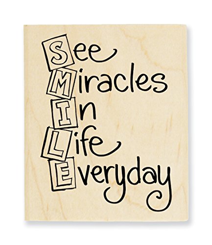 Preisvergleich Produktbild Stampendous Holz Stempel, Smile Abkürzung