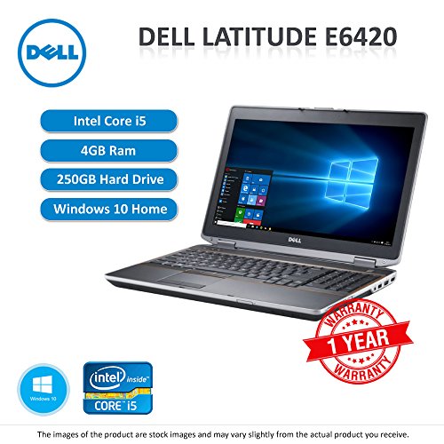 Dell Latitude E6420 14 1  Core i5 2 6GHz 4GB RAM 128GB SSD DVD WEBCAM Windows 10 Home 64Bit sold and warranted by Easy buy  CRS-UK  Registered Trade M