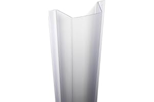 CARDEA SOLUTIONS Cardea Child Safety Door Finger Pinch Guard Anti Trapping Hinge Protector for The Front of The Door – Clear (2 Pack) *Suitable for Home USE ONLY - 117cm*