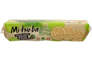 Mitsuba Rice Crackers Wasabi, 100 g