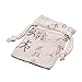 Produktbild NBEADS 50 Vintage Hanf Tuch Verpackung Beutel Kordelzug Taschen Schmuck Pouchs, beige, 13 x 9,9 cm
