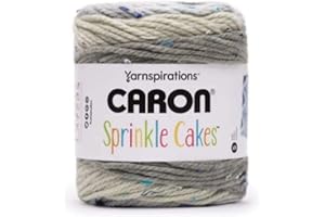 Caron Espolvorear pasteles, Lana Acrílico, Crema de lima, 227 g