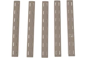 SBGJMY 5-Pack Mlok Keymod Rifle Handguard Protector Panneau de Protection de Rail en Caoutchouc pour Système de Garde-Main de Rail Mlok Tan