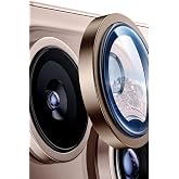 More Gsm iPhone 16 Pro / 16 ProMax ile Uyumlu Halka Set Kamera Lens Koruyucu (Brown)