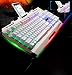 Produktbild ccloon G700 Full Metal USB Wired Lautstärkeregler Gaming Tastatur Set mit Mund mit tragbarer Handy Halterung, LED-Hintergrundbeleuchtung, Tough metallpaneelen, Unfading Laser Carving Zeichen