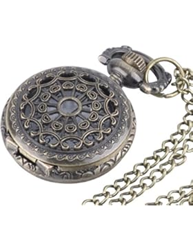 81stgeneration Jahrgang -Taschenuhr Messing antik lange Halskette