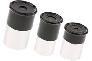 perfk 3pcs Oculaire D'astronomie 0.965"/24.5mm 3X pour Objectif de H20mm SR4mm H12.5mm