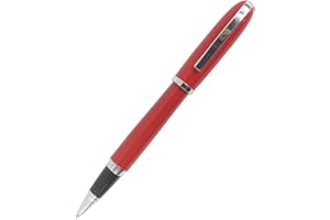 Abcsea Excellent Stylo Rollerball Avec Talon En Argent - rouge