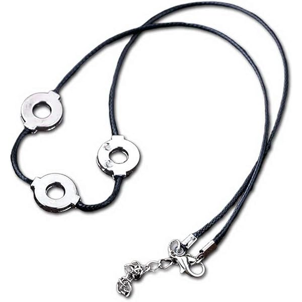 Collana Occhio Luminoso Fluorescente – Ciondolo In Metallo 7x6 Cm, Laccio 65 Cm, Accessorio Cosplay Unico
