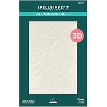 Spellbinders Forevergreen Cartella Per Goffratura A2 | Collezione Tis The Season, Sfondo Di Rami Di Pino, 10,8x14 Cm
