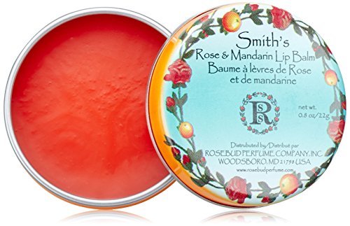 Rosebud Perfume Co. Smith Bálsamo Labial - Rosa & Mandarina 0.8oz (24ml)