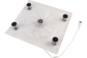 KIMISS USB Ultra Silencieux, Ventilateurs de Refroidissement avec LED RGB H800 Ohrpolster Notebook Cooler Lights pour PS4 PS3 Laptop