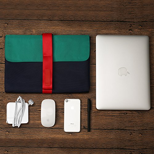 YOCOWOCO 13-13 3 Zoll Wasserdicht Segeltuch Laptop-Tasche  Schutzh  lle  Brieftasche  Tasche f  r 13  MacBook Air 13  MacBook Pro 2016 2017  die meist