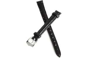 ODETOJOY bracelet de montre femme 10 mm noir