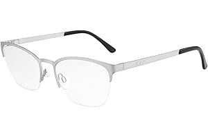 Edison & King "Okulary do czytania celebrytów – półramkowe metalowe okulary z soczewkami klasy premium (srebrne, 200 dpt)