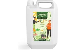 Kleenest 5 Litre Natural Eco-friendly Floor Cleaner, Tropical Breeze Removes 99.9% Germs Plant Based, Non-Toxic, Kids Safe & Pet Friendly For all Tile, Marble, Granite and wooden floors