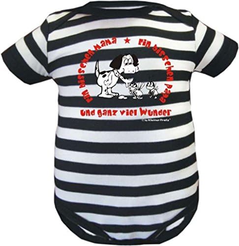 Striped baby bodysuit body shirt A Little Mama A Little Papa and lots of Wonder -  Multicoloured - 3-6 Months