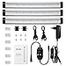 Produktbild Albrillo 3er Pack Unterbauleuchte Stufenlos-dimmbar LED Unterbauleuchten 12W warmweiß mit Dimmer und Adapter, inkl. Montage-Zubehör