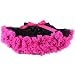 Tortoise & Rabbit Baby Girls' Fluffy Pettiskirt Tutu Skirt (M, Black Rose Red)