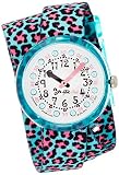 Flik Flak FPNP008 TURQUOISE JUBATUS Uhr Mädchen Kinderuhr Stoffband Kunststoff 30m Analog türkis-rosa