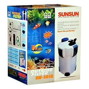 Sunsun HW-304B | External Canister Filter with UV Sterilizer Light | Happy Fins