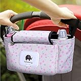 Multifunktion : Abnehmbaren und verstellbaren Schultergurt. Hängen Sie es mit den zwei Klettbändern in Ihren Kinderwagen. Leicht befestigen.