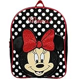 Zaino a pois nero caratterizzato da un simpatico personaggio di Minnie con dettagli rossi