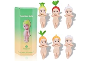 JXADVOK Mini Angel Hippers Baby Figure Angel Anime Figures Toys Mini Figure Limited Edition,1PCS Sealed Blind Box,Cute Collectors Figures,Halloween (Angel Vegetables)