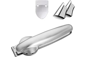 CHENRONGWEI 1Pc Non-Slip Chestnut Cutter Clip Rustproof Nutcracker Chestnut Clip Peeler Ergonomic Handle Metal Nut Opener Tool Stylish Metal Nut Cracker Tool for Nuts Open